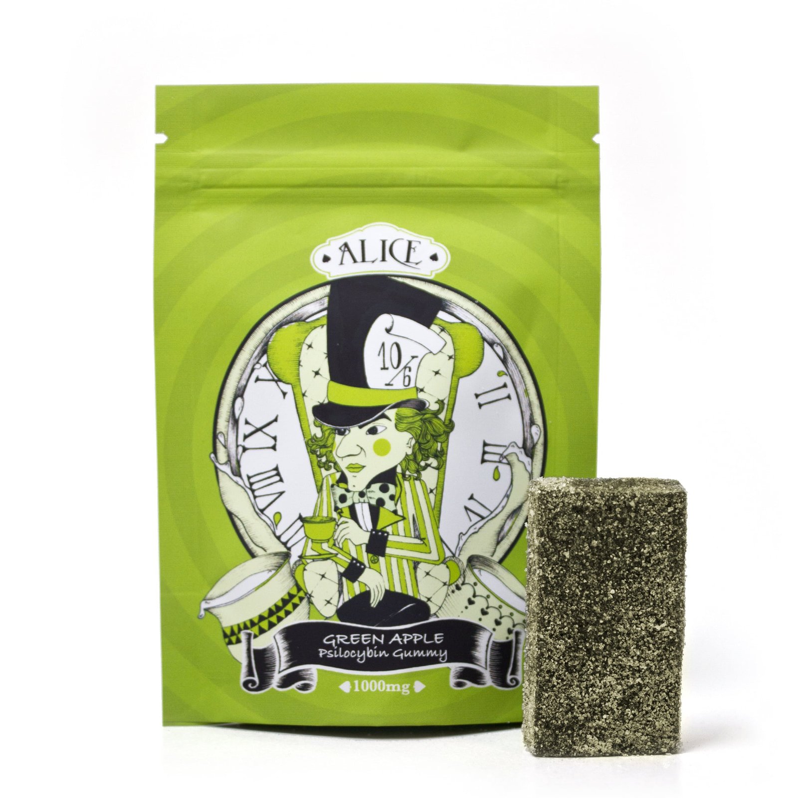 Alice-Green Apple Mushroom Gummies 1000mg