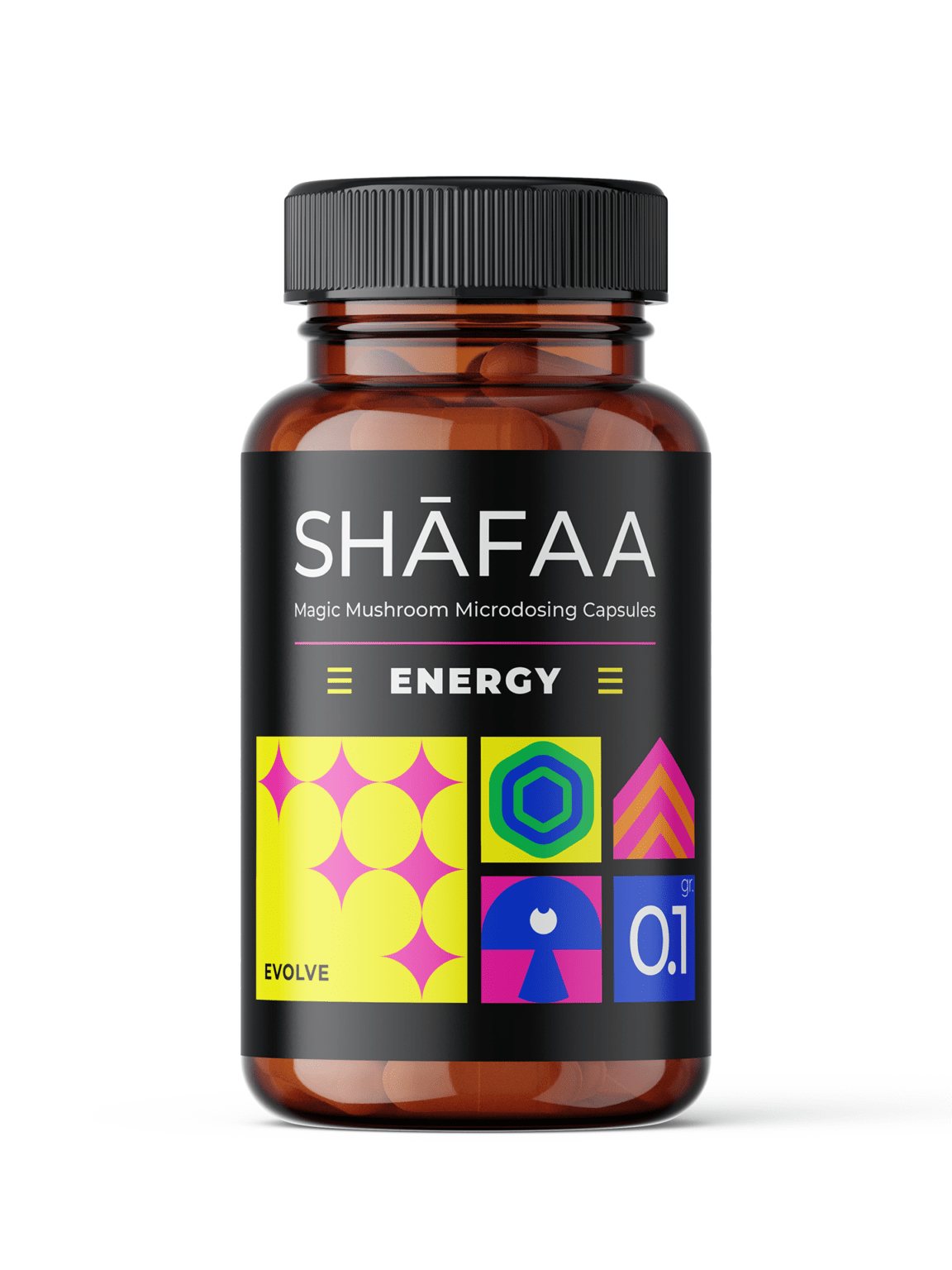 Shafaa Energy Mushroom Capsules