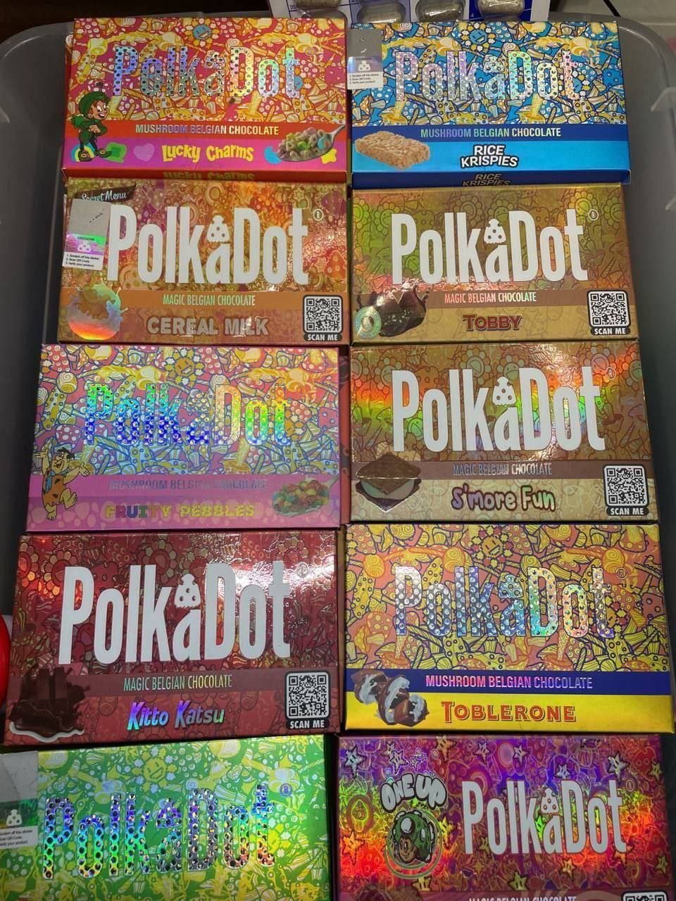 Polkadot chocolate Bar (Box)